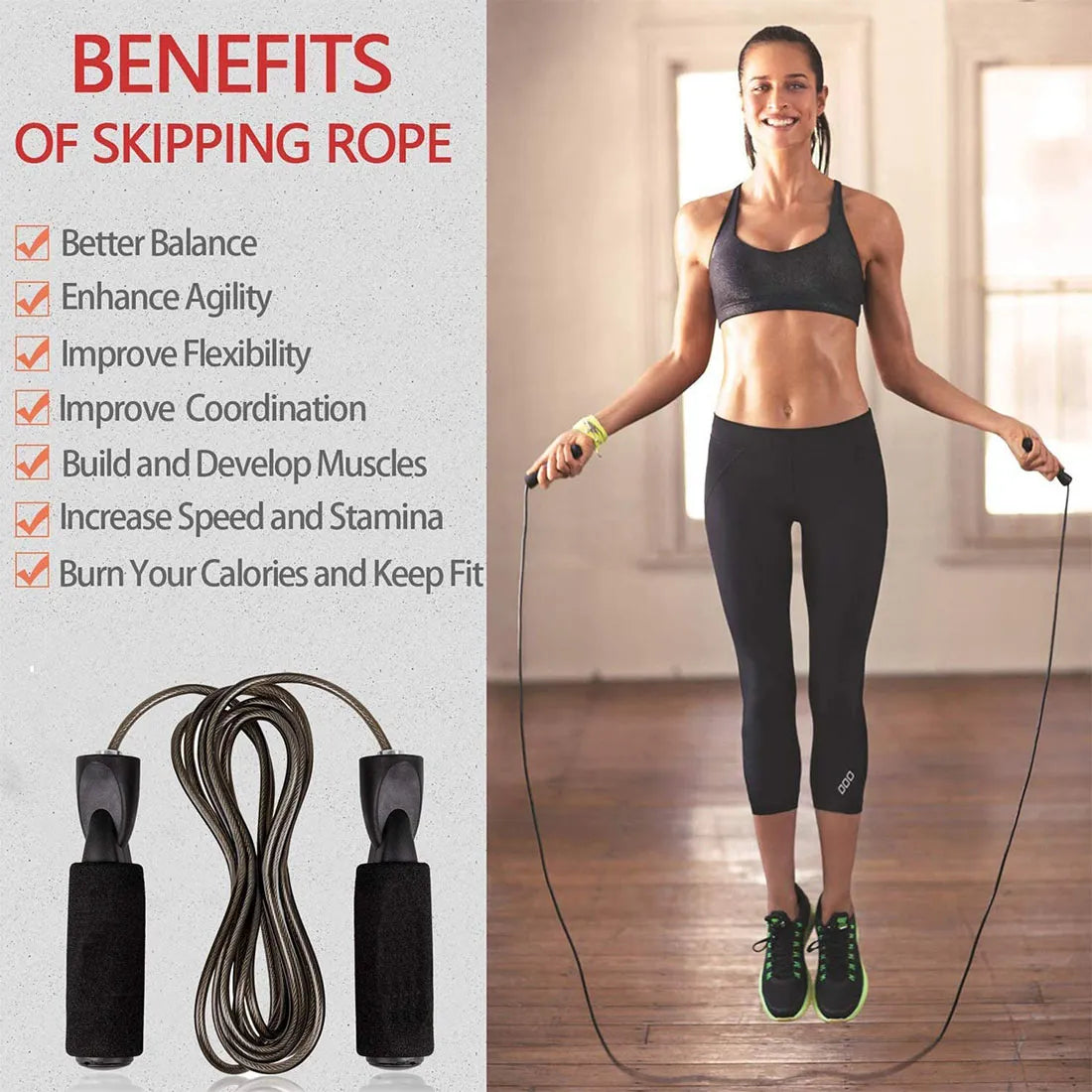 Jump Rope (Adjustable Length)