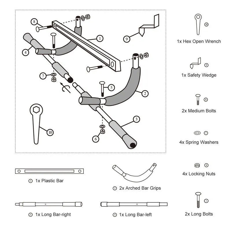 Multi-functional Pull Up Bar