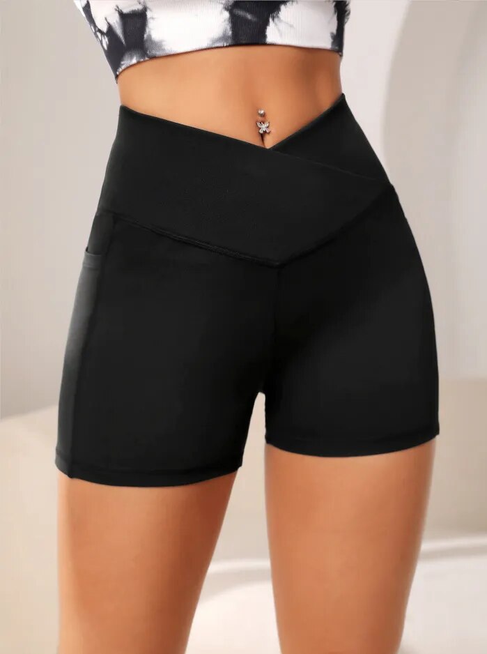 High Waist Biker Shorts