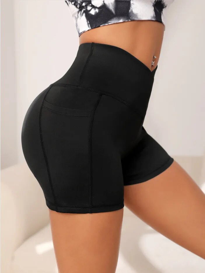 High Waist Biker Shorts